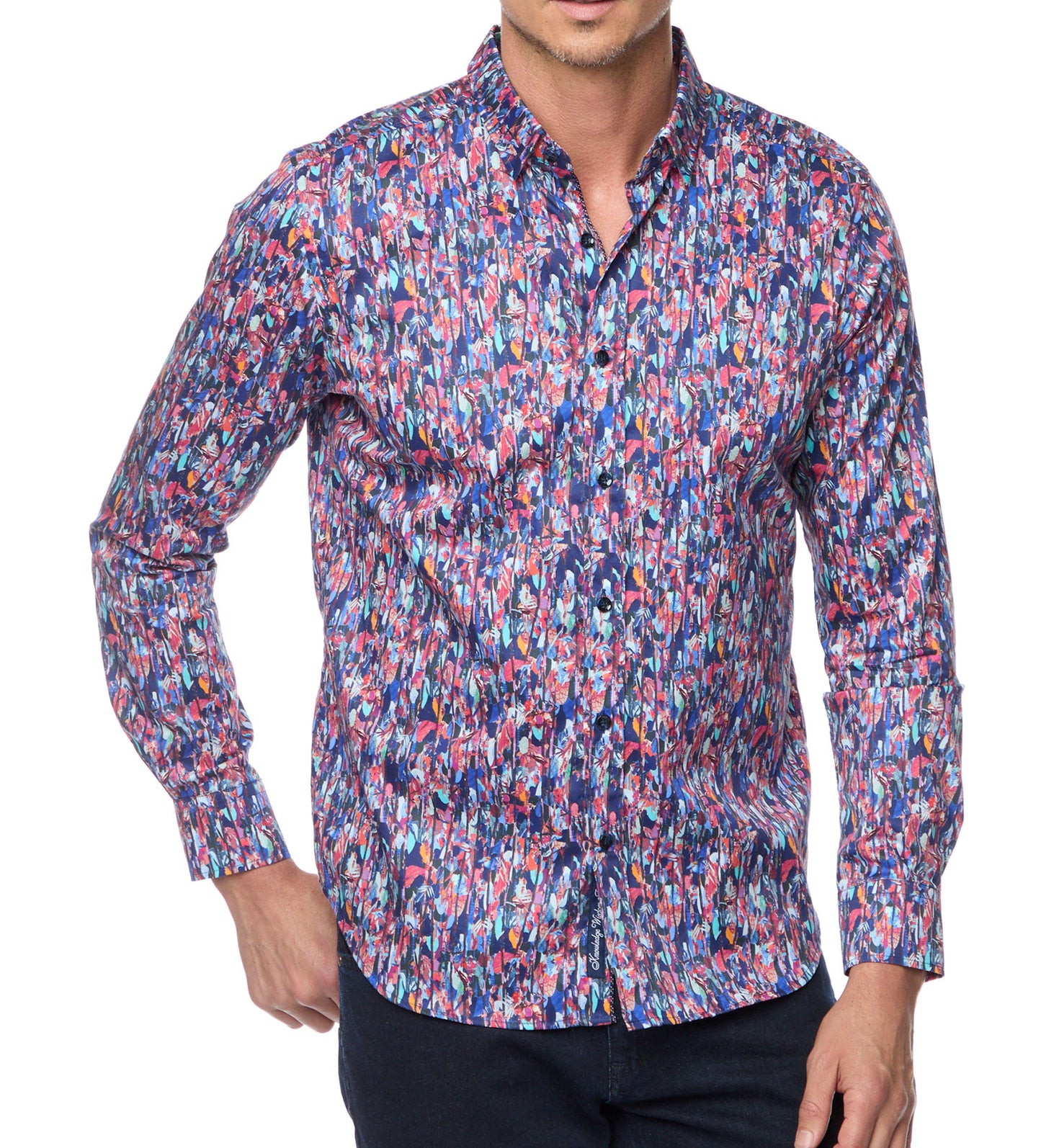 Robert Graham Brighton Long Sleeve Woven Sport Shirt