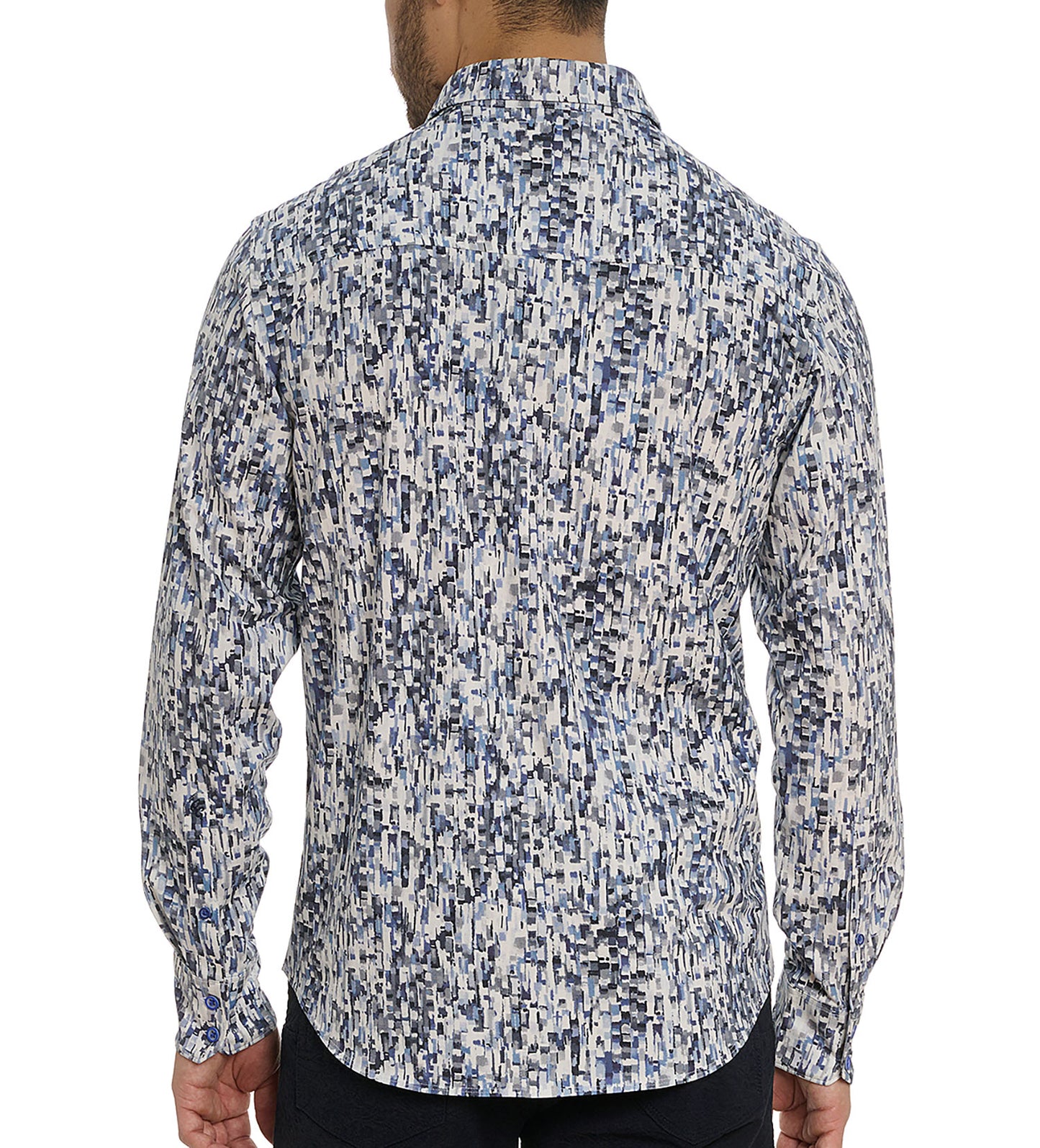 Robert Graham Fragment Long Sleeve Knit Sport Shirt