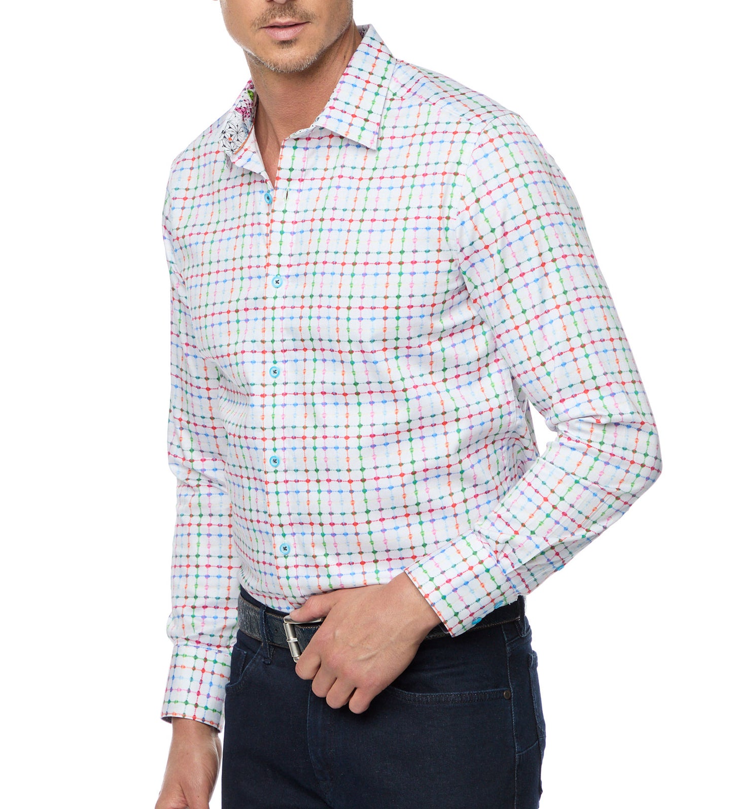 Robert Graham Ashbrook Long Sleeve Woven Sport Shirt