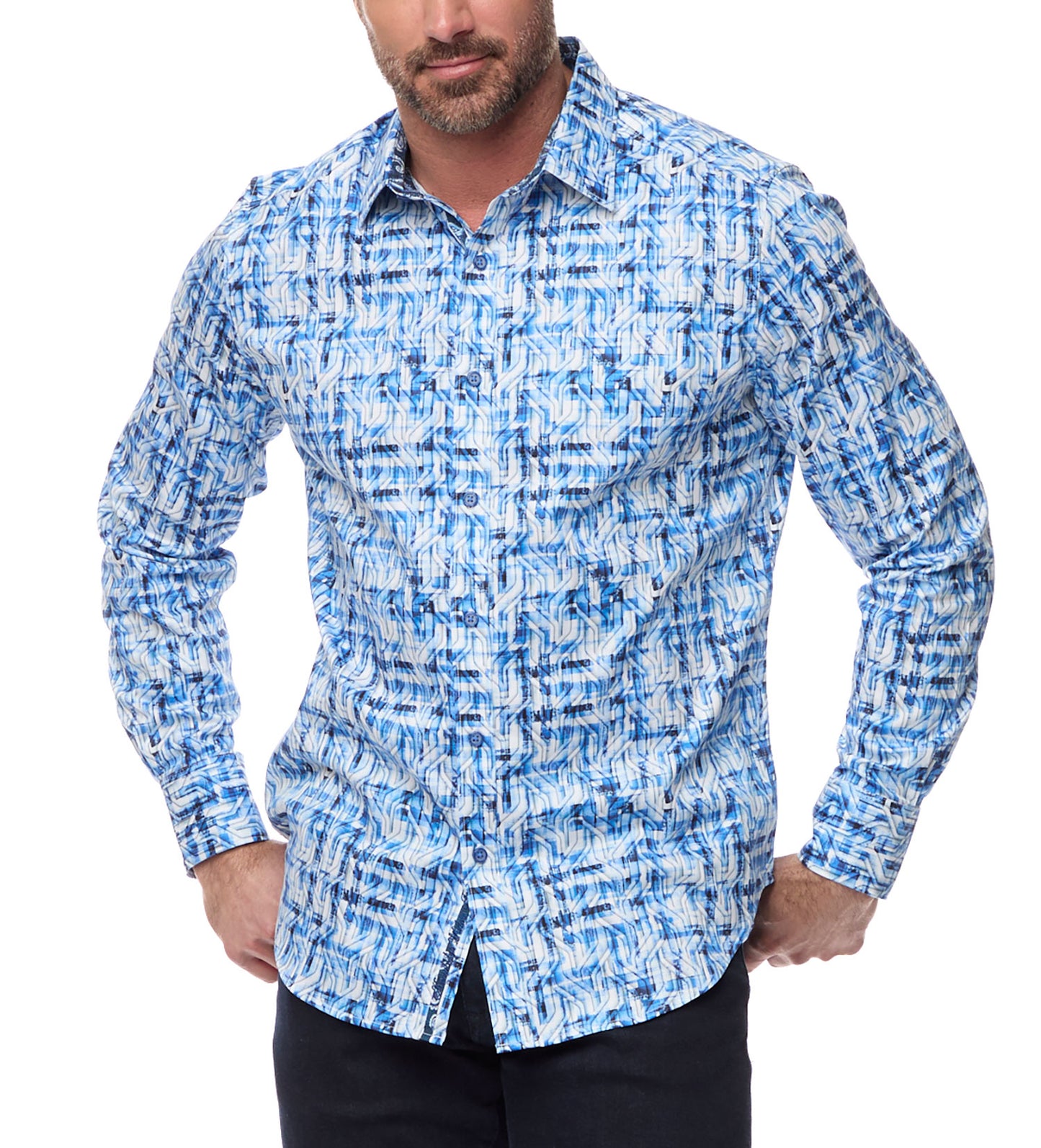 Robert Graham Eramus Long Sleeve Woven Sport Shirt