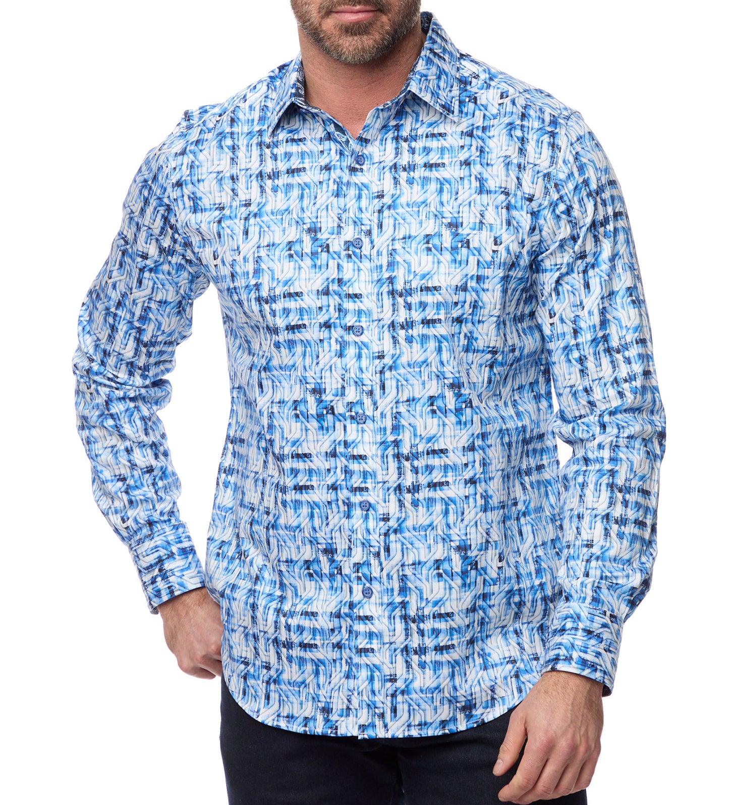 Robert Graham Eramus Long Sleeve Woven Sport Shirt