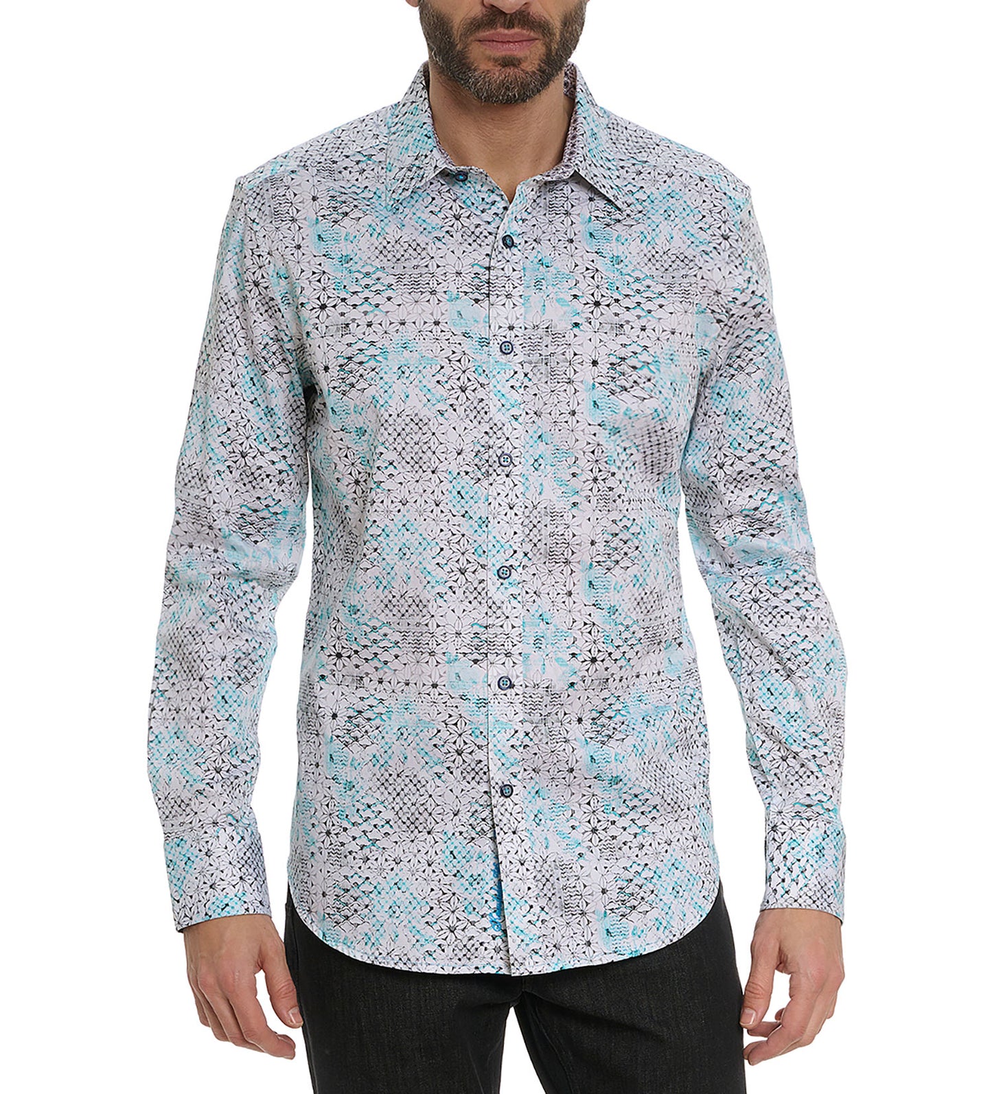 Robert Graham Hendriks Long Sleeve Woven Sport Shirt