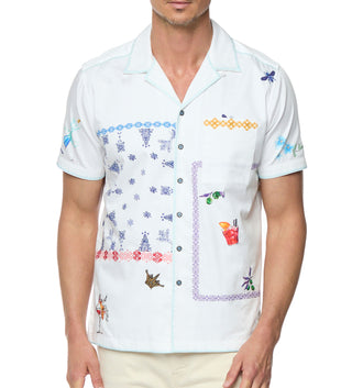 Robert Graham Fortuna Short Sleeve Woven Sport Shirt