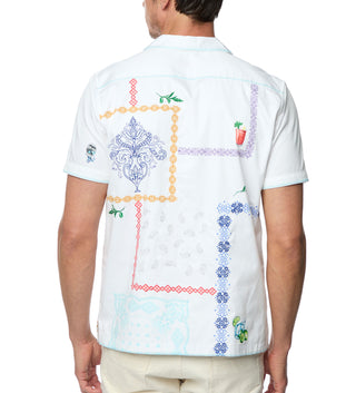 Robert Graham Fortuna Short Sleeve Woven Sport Shirt