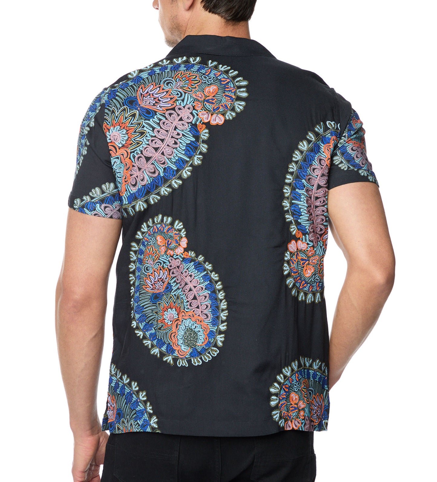 Robert Graham Goliath Short Sleeve Woven Sport Shirt