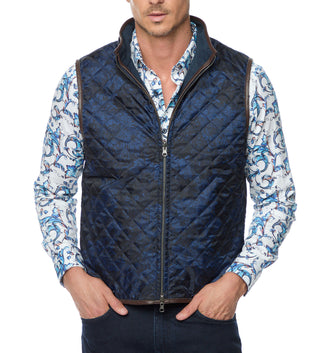 Robert Graham Cauthorne Reversible Suede Vest