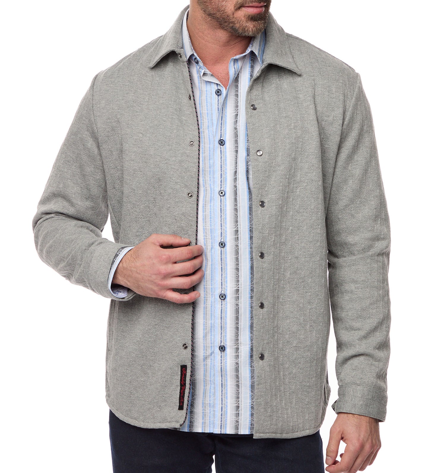 Robert Graham Billard Knit Sport Overshirt