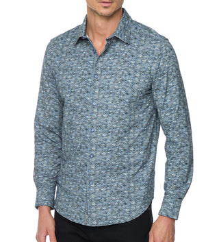 Robert Graham Claredon Long Sleeve Knit Sport Shirt