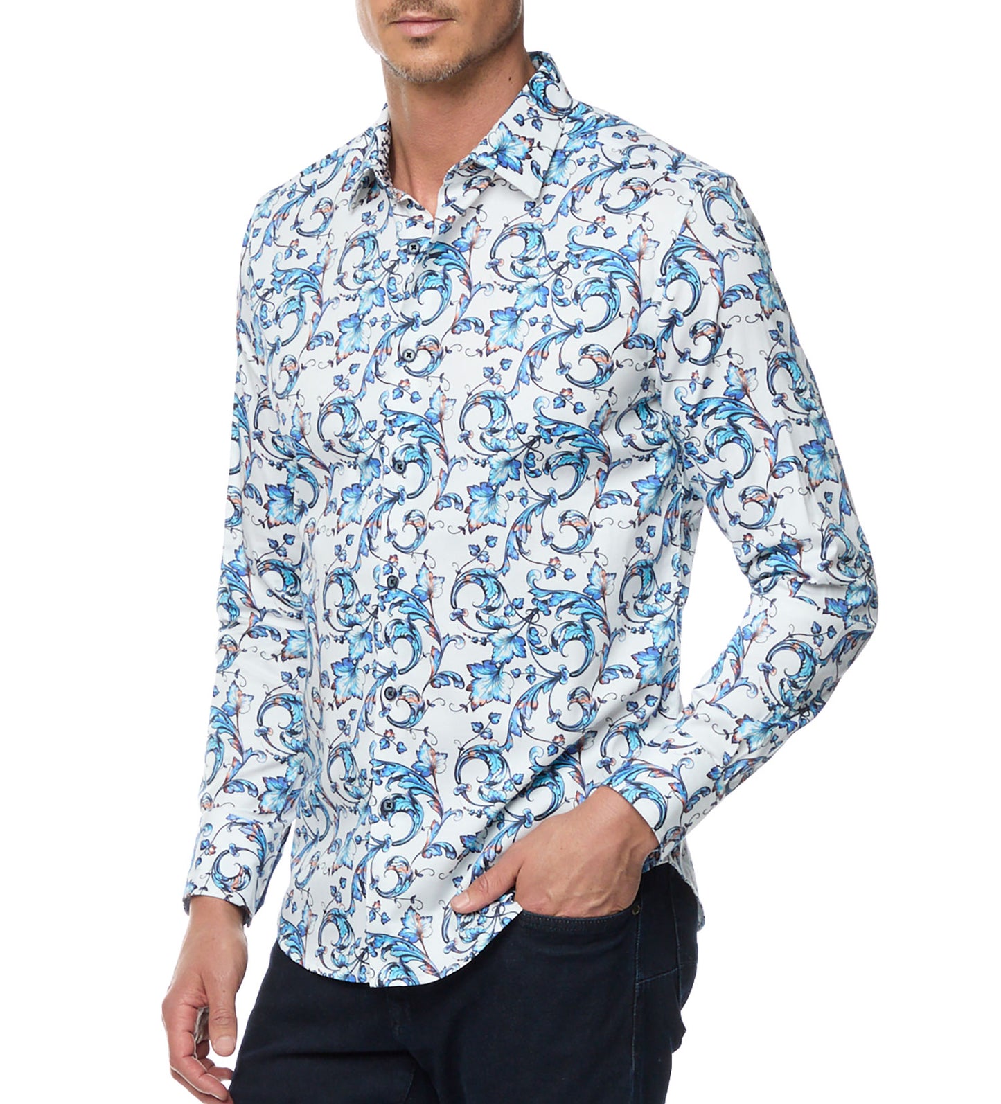 Robert Graham Acosta Long Sleeve Woven Sport Shirt