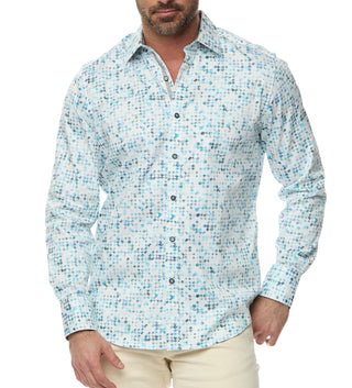 Robert Graham Barraza Long Sleeve Woven Sport Shirt