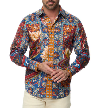 Robert Graham Killington Long Sleeve Woven Sport Shirt