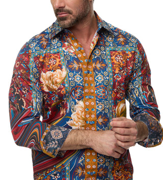 Robert Graham Killington Long Sleeve Woven Sport Shirt