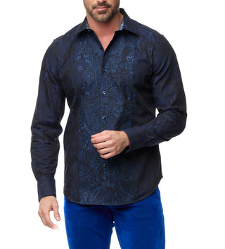 Robert Graham Clarion Long Sleeve Woven Sport Shirt