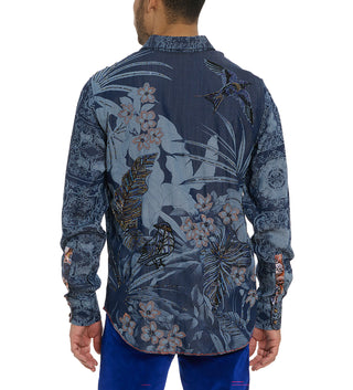 Robert Graham Ikebana Limited Edition Woven Sport Shirt