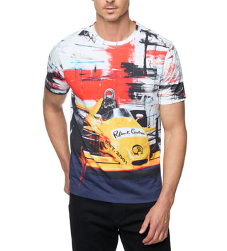 Robert Graham Fast Lane Short Sleeve Knit Crew Neck T-Shirt