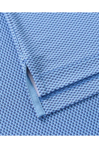 JOHNNIE-O DARTS PRINTED 3 BUTTON SHORT SLEEVE POLO