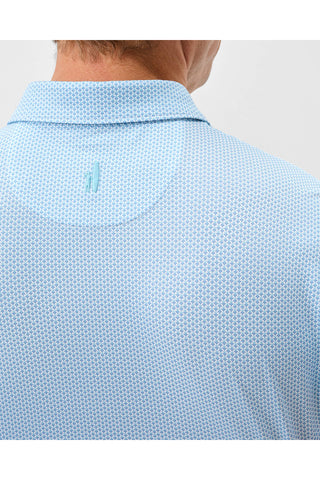 JOHNNIE-O DARTS PRINTED 3 BUTTON SHORT SLEEVE POLO