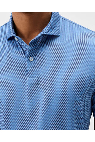JOHNNIE-O DARTS PRINTED 3 BUTTON SHORT SLEEVE POLO