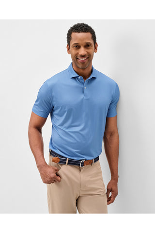 JOHNNIE-O DARTS PRINTED 3 BUTTON SHORT SLEEVE POLO