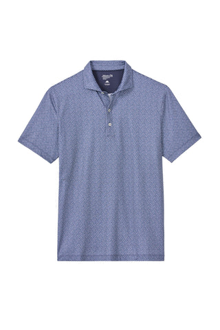 JOHNNIE-O PIP FLORAL PRINTED 3 BUTTON SHORT SLEEVE POLO