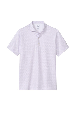 JOHNNIE-O PIP FLORAL PRINTED 3 BUTTON SHORT SLEEVE POLO