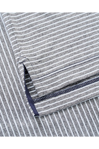 JOHNNIE-O MICHAEL PINSTRIPE 3 BUTTON SHORT SLEEVE POLO
