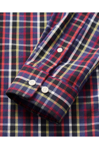 JOHNNIE-O BATTERY PANE TWILL LONG SLEEVE SHIRT