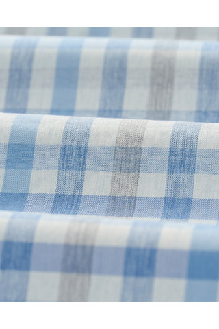 JOHNNIE-O CAY EXPLODED GINGHAM LONG SLEEVE SHIRT