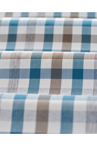 JOHNNIE-O CAY EXPLODED GINGHAM LONG SLEEVE SHIRT