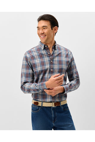 JOHNNIE-O SCOTIA PLAID LONG SLEEVE SHIRT