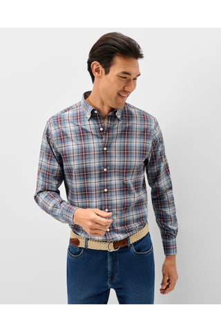 JOHNNIE-O SCOTIA PLAID LONG SLEEVE SHIRT