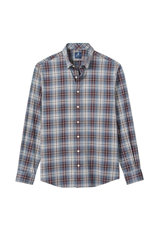 JOHNNIE-O SCOTIA PLAID LONG SLEEVE SHIRT