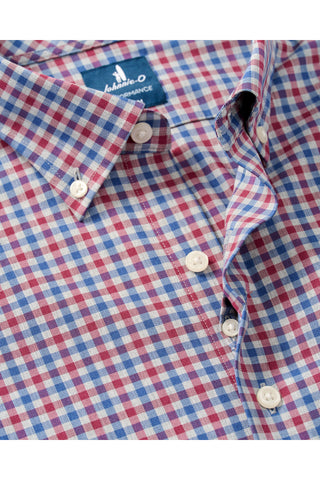 JOHNNIE-O CHATHAM GINGHAM LONG SLEEVE SHIRT
