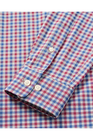 JOHNNIE-O CHATHAM GINGHAM LONG SLEEVE SHIRT