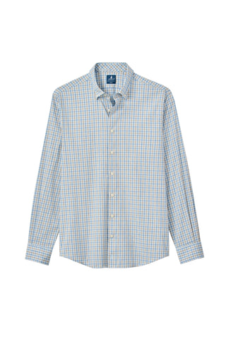 JOHNNIE-O CHATHAM GINGHAM LONG SLEEVE SHIRT