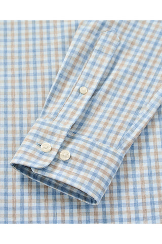 JOHNNIE-O CHATHAM GINGHAM LONG SLEEVE SHIRT