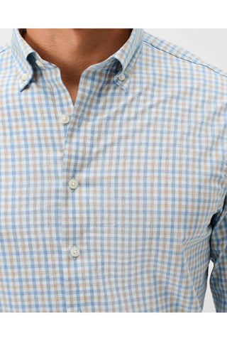 JOHNNIE-O CHATHAM GINGHAM LONG SLEEVE SHIRT