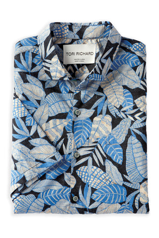 Tori Richard Venation Cotton Lawn Shirt