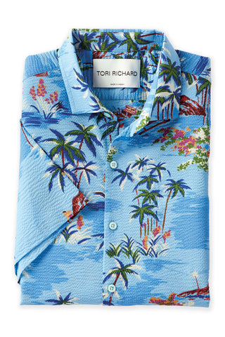 Tori Richard Inter-Island Seersucker Shirt