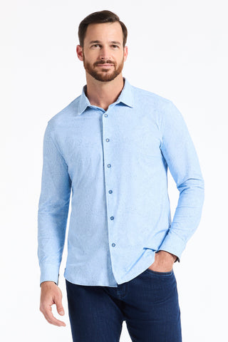 Robert Graham Long Sleeve Thurston Knit Shirt