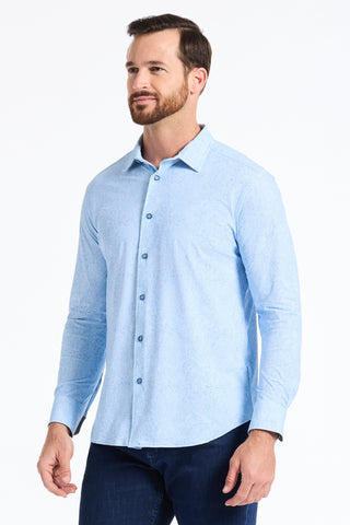 Robert Graham Long Sleeve Thurston Knit Shirt