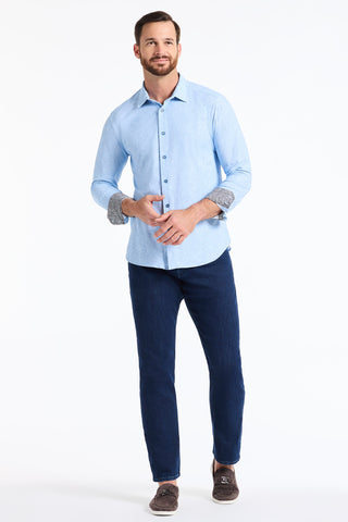 Robert Graham Long Sleeve Thurston Knit Shirt