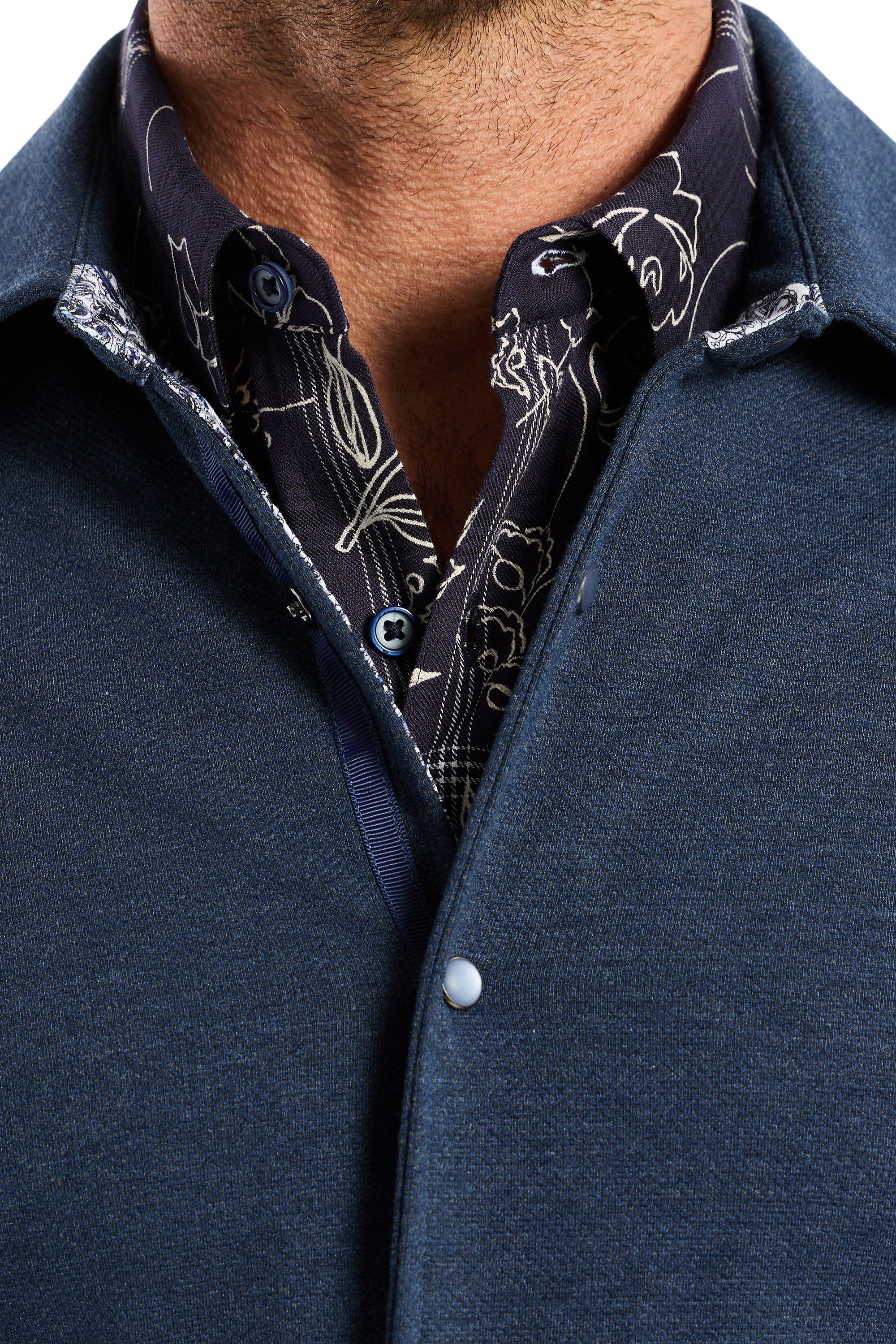 Robert Graham Men's Barrone Long Sleeve Knit Shirt – Stylish & Comfortable Casual Top