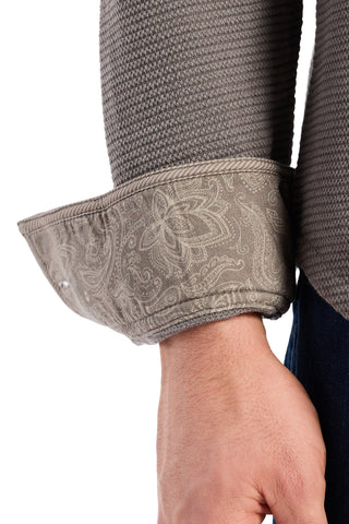 Robert Graham Long Sleeve Brunner Knit Top