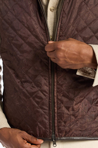 Robert Graham Cauthorne Suede Leather Vest