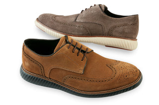 Martin Dingman Countryaire Suede Wingtip Shoe