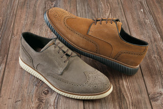Martin Dingman No Neo Countryaire Suede Wingtip Shoe