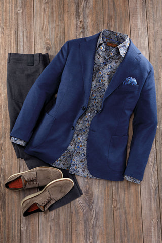 Patrick James Melange Knit Sport Coat