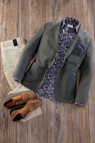 Patrick James Melange Knit Sport Coat
