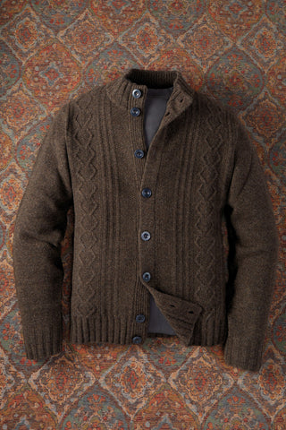 Reserve Dalmory 5G Lambswool Mock Sweater